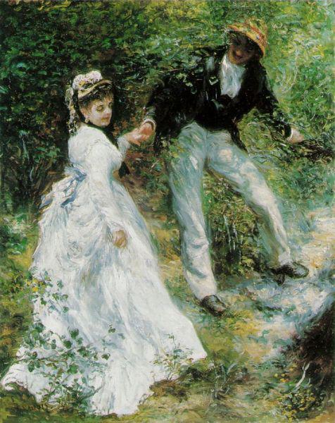 Pierre-Auguste Renoir La Promenade France oil painting art